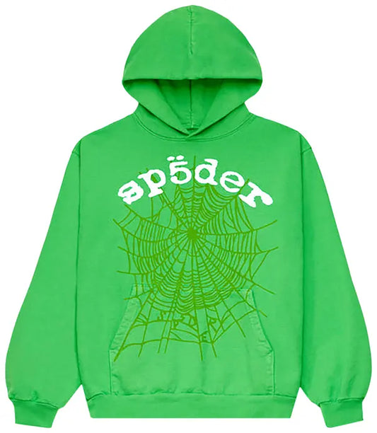 SP5DER HOODIE (GREEN)