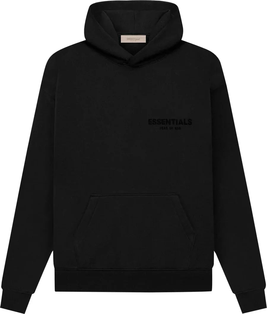 ESSENTIALS HOODIE  (BLACK)